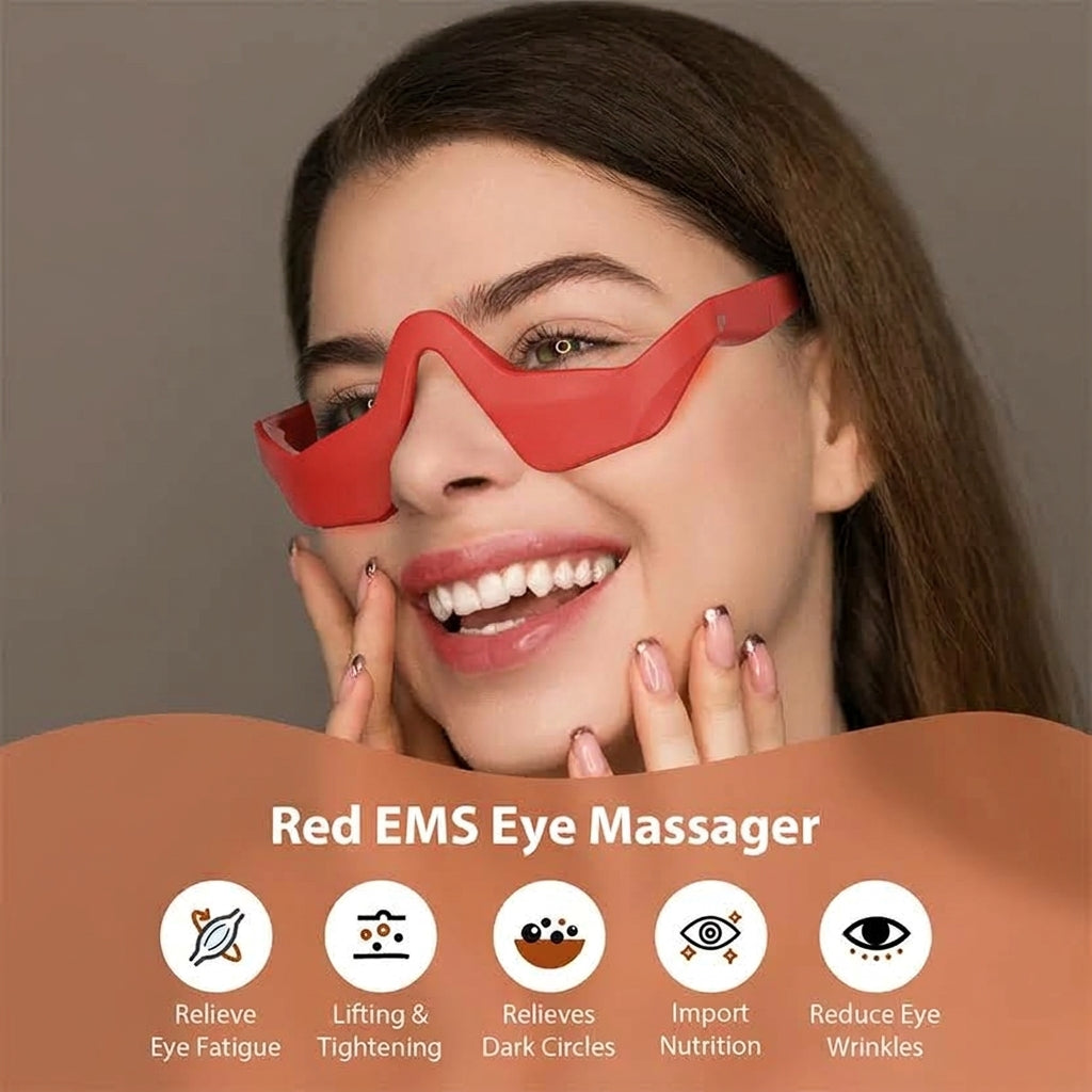 Eye Massager Relieves Eye Fatigue Eyes Massage Glasses Eye Fatigue Relief Massager Under-Eye Glasses Massager